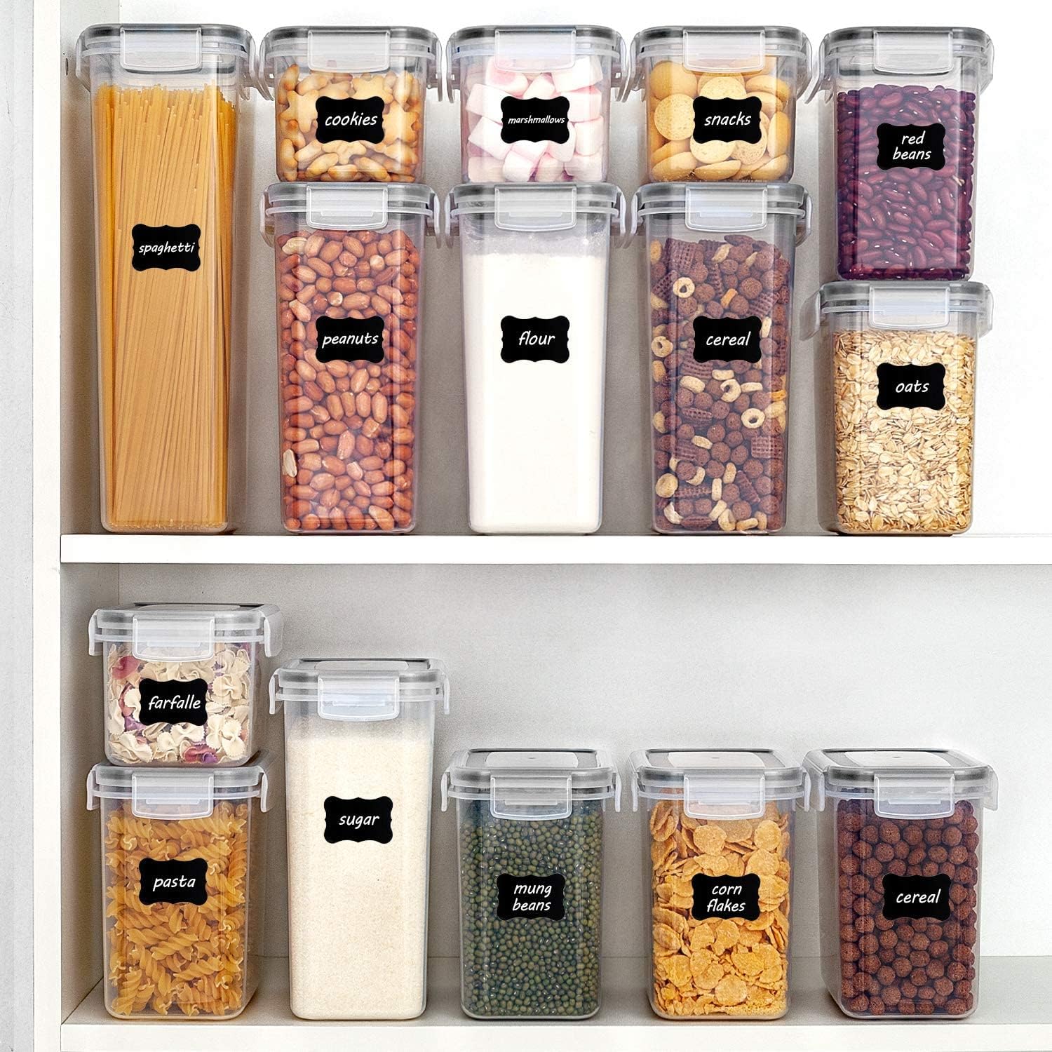 32pcs Airtight Food Storage Co - Food Storage For Pantry recension och pris