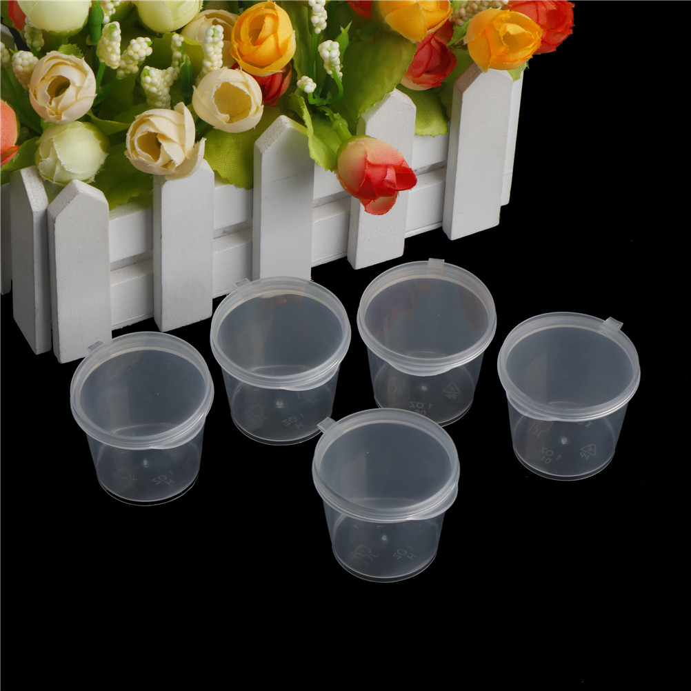 Hot 100Pcs Small Plastic Dispo - Food Storage Hot Box recension och pris