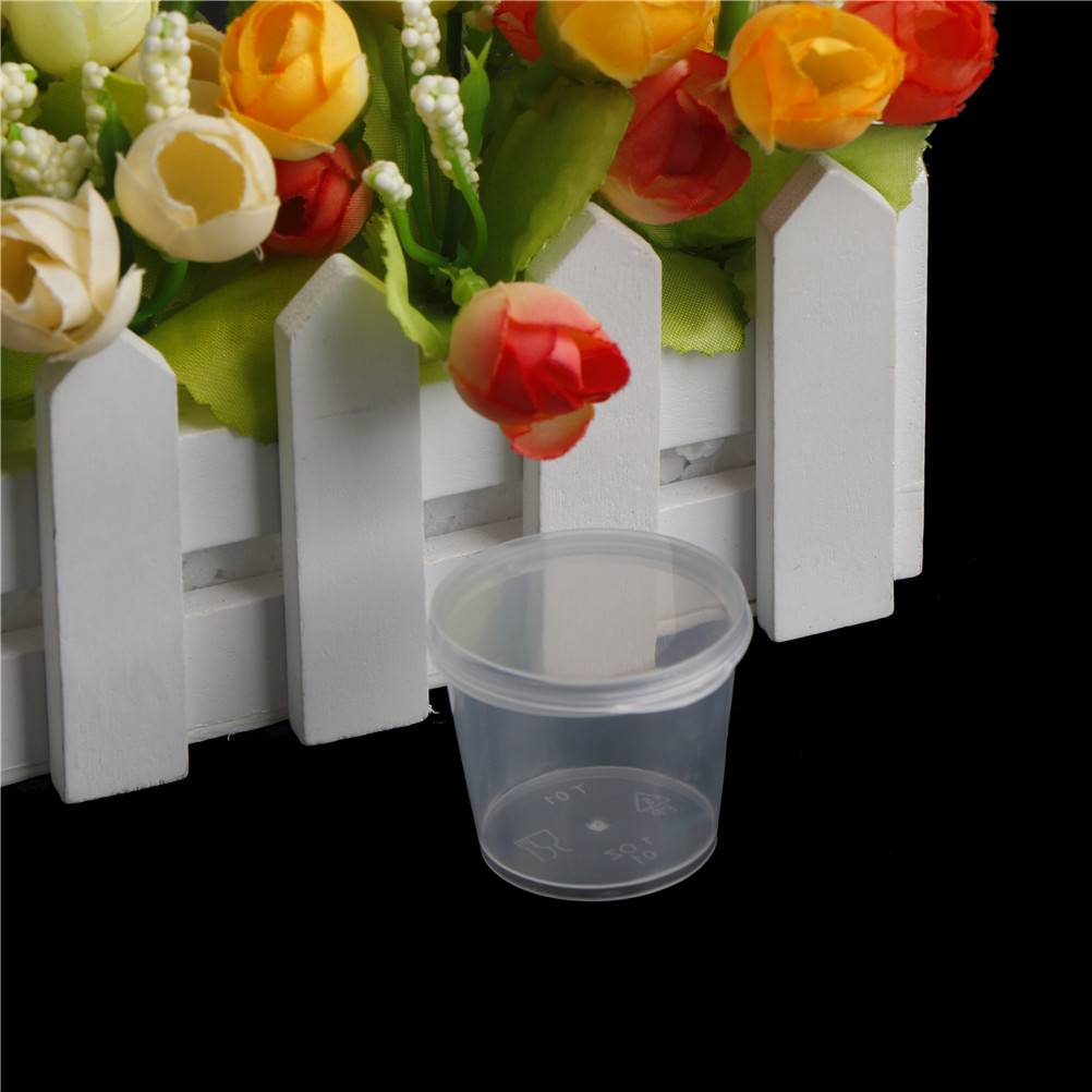 Hot 100Pcs Small Plastic Dispo - Food Storage Hot Box recension och pris