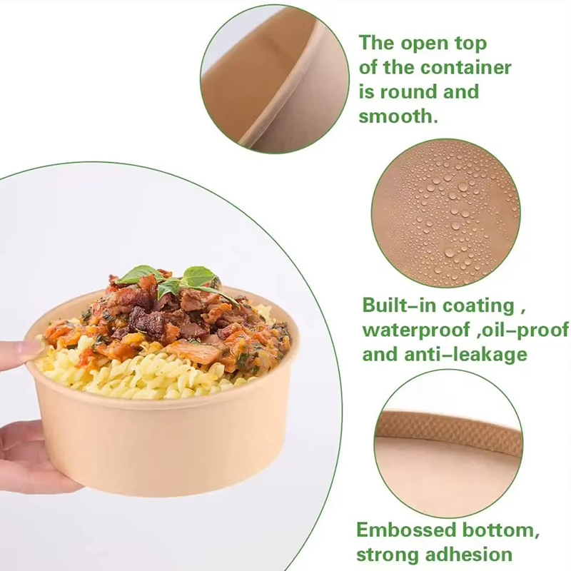 15pcs Kraft Paper Bowls, Fruit - Food Storage Hot Box recension och pris