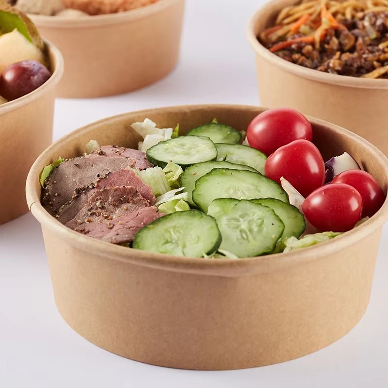 15pcs Kraft Paper Bowls, Fruit - Food Storage Hot Box recension och pris