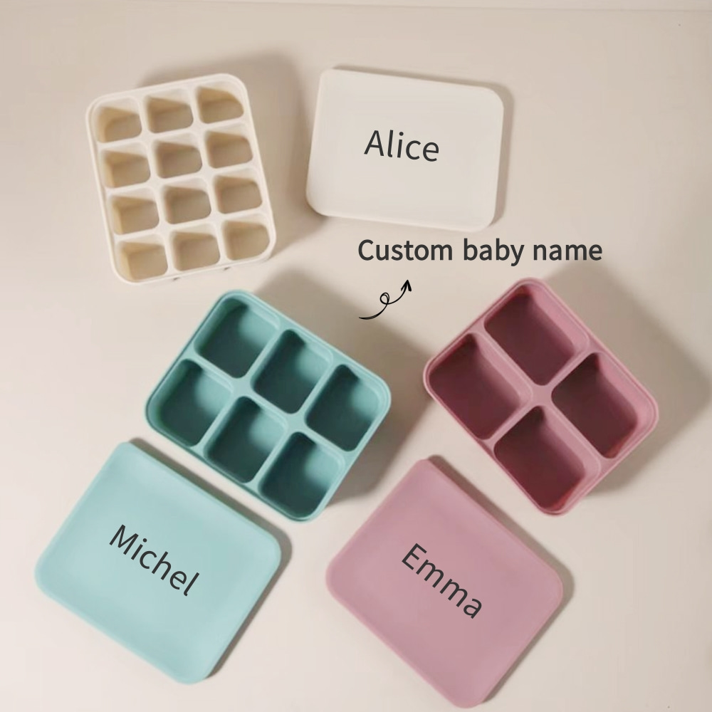 Personalized Baby Food Freezer - Food Storage Name recension och pris