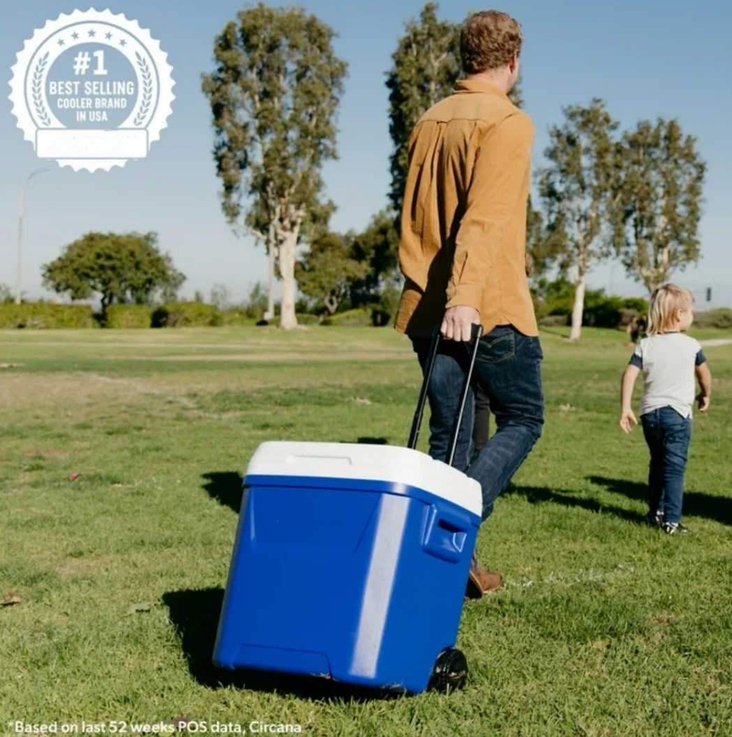 60 QT Blue Laguna Wheeled Hard - Food Storage In Cooler recension och pris