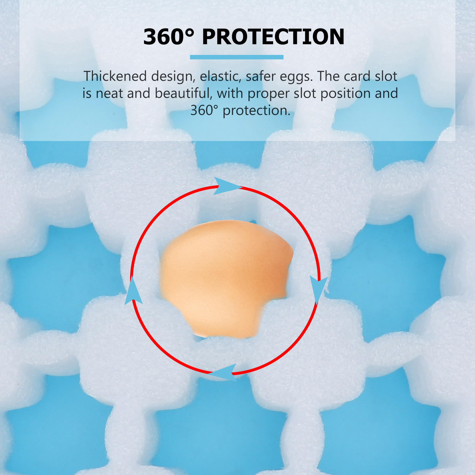 2Pcs Shockproof Egg Holder 40- - Egg Storage Holder recension och pris