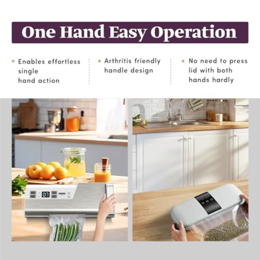 Vacuum Sealer Machine 95kPa 14 - Food Storage Machine recension och pris