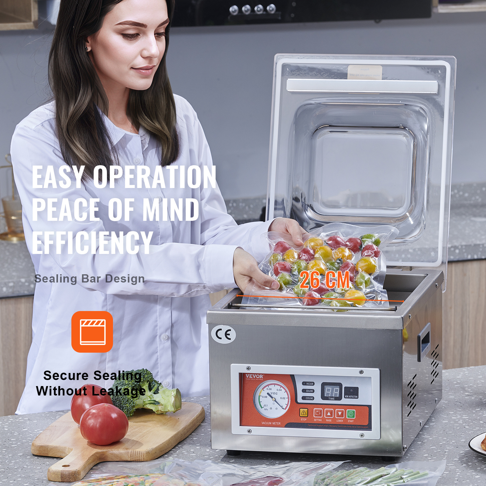 Vacuum Sealer Machine with 6.5 - Food Storage Machine recension och pris