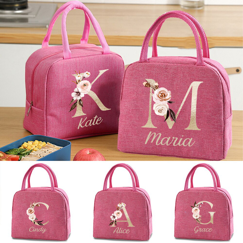Custom Name Lunch Bag Bento Bo - Food Storage Name recension och pris