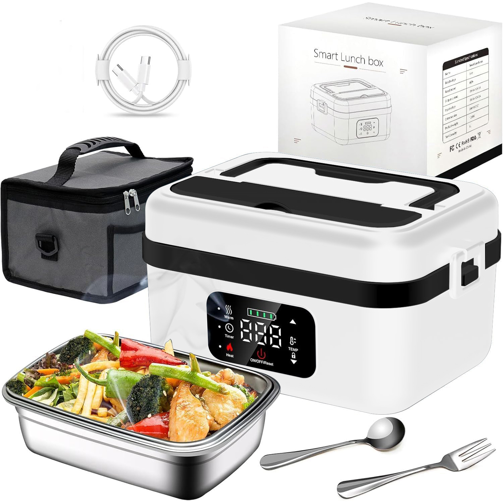8000mAh Rechargeable Timer Aut - Food Storage Warmer recension och pris