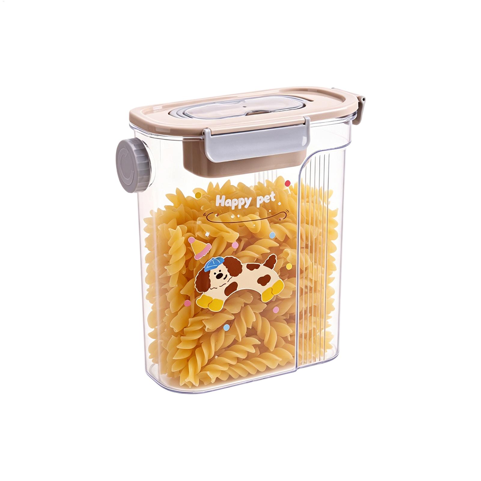 Dog Treat Container Side Pouri - Airtight Cereal Jar recension och pris