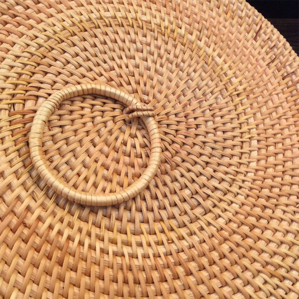 1Pcs Round Handmade Rattan Fru - Food Storage Lidl recension och pris
