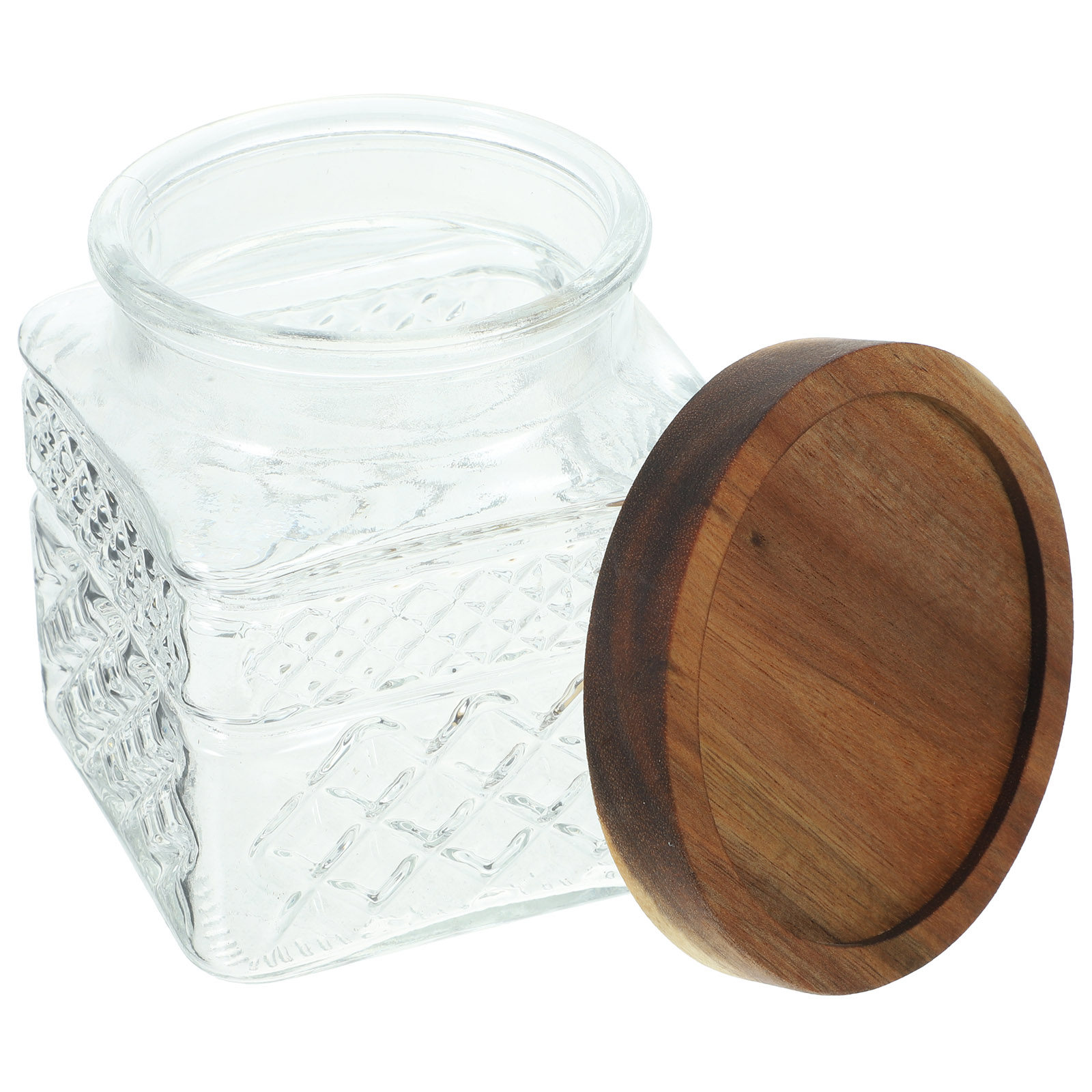 Glass Food Storage Container w - Airtight Cereal Jar recension och pris