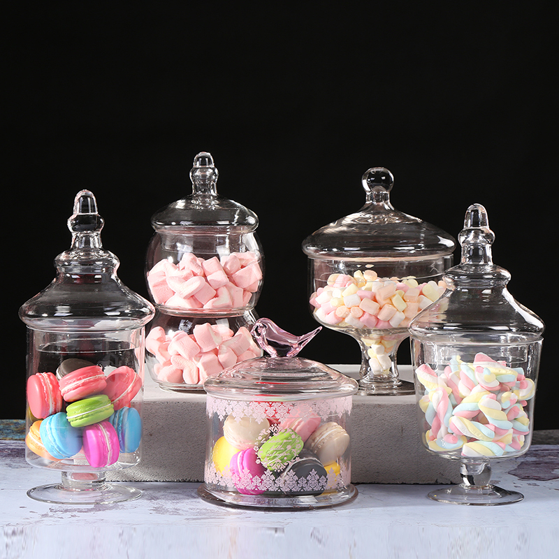 Glass Candy Jar Transparent wi - Food Storage Lidl recension och pris