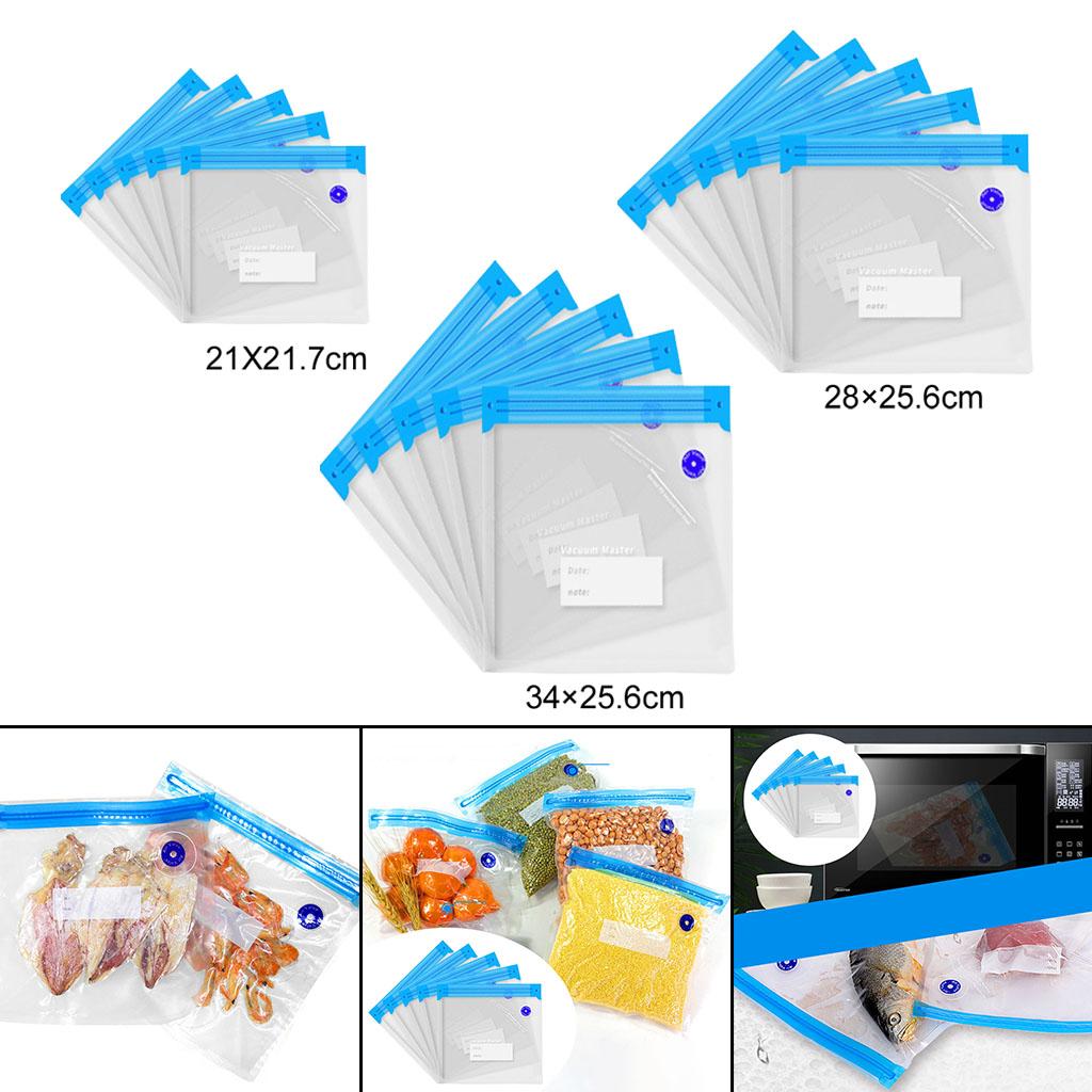 5Pieces Reusable Vacuum Food S - Food Storage Reusable Bags recension och pris