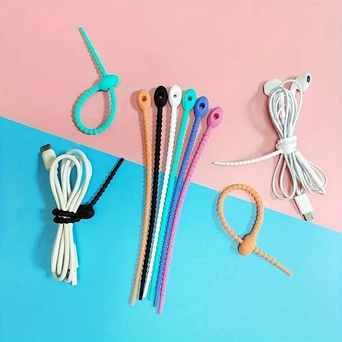 Silicone Reusable Cable Wire O - Food Storage Reusable Bags recension och pris