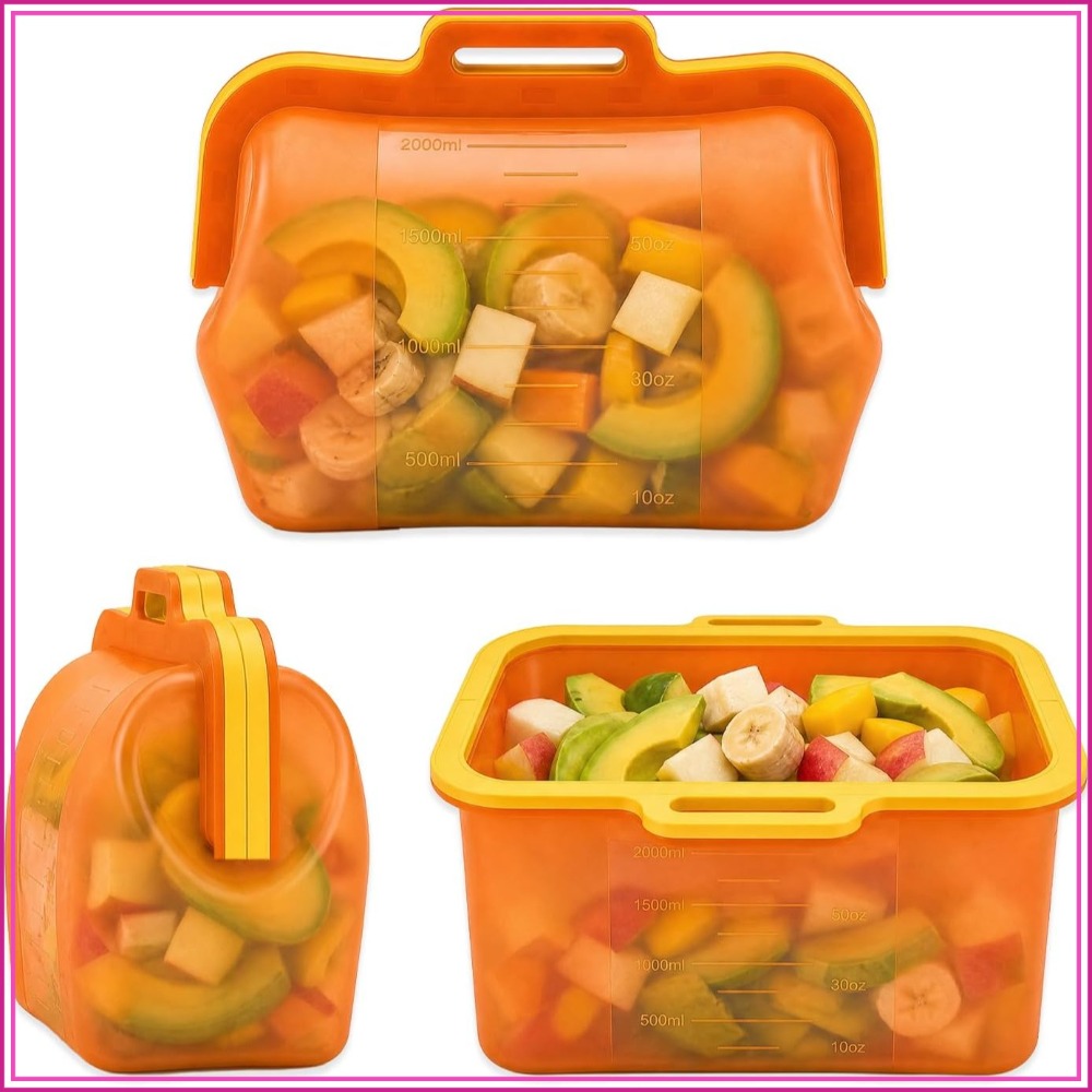 Reusable Silicone Food Storage - Food Storage Reusable Bags recension och pris