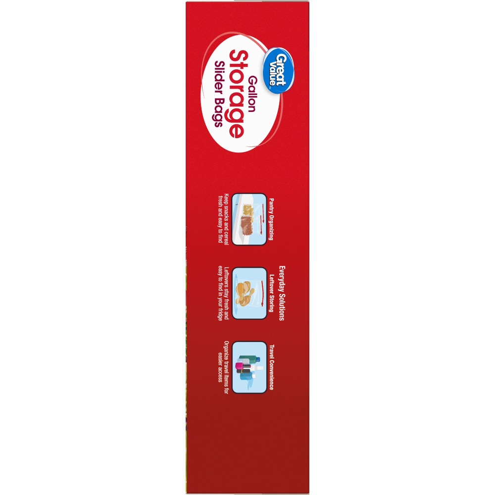 Large Gallon Size Zipper Stora - Food Storage With Lock recension och pris