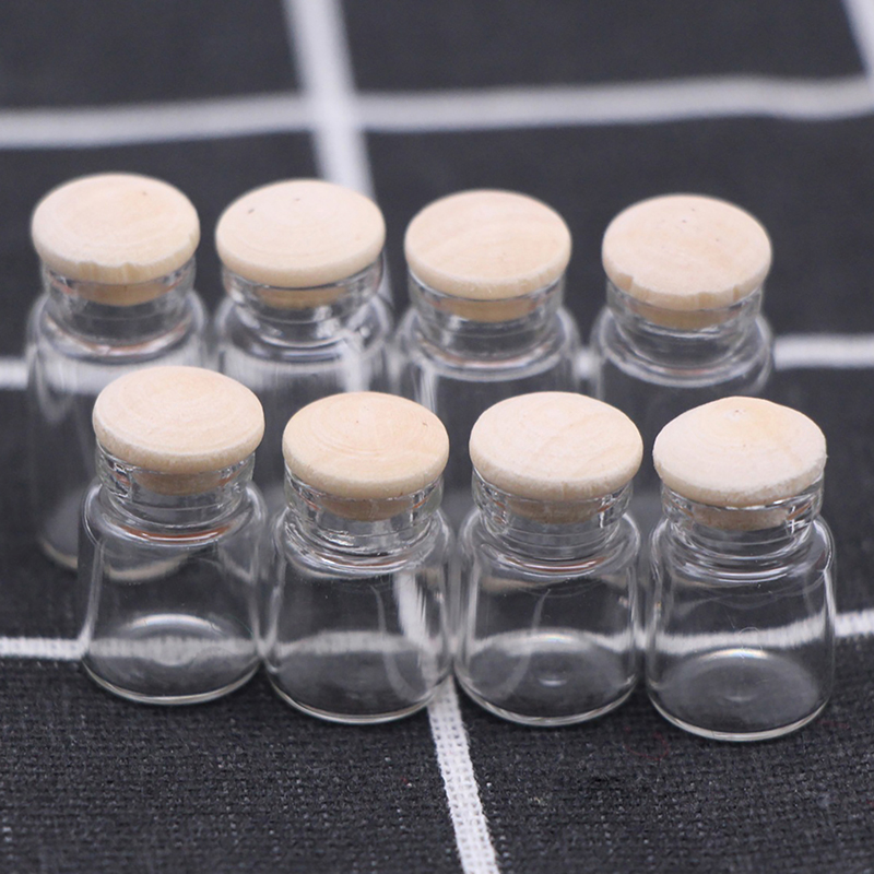 4PCS Dollhouse Miniature Trans - Food Storage Jars Plastic recension och pris