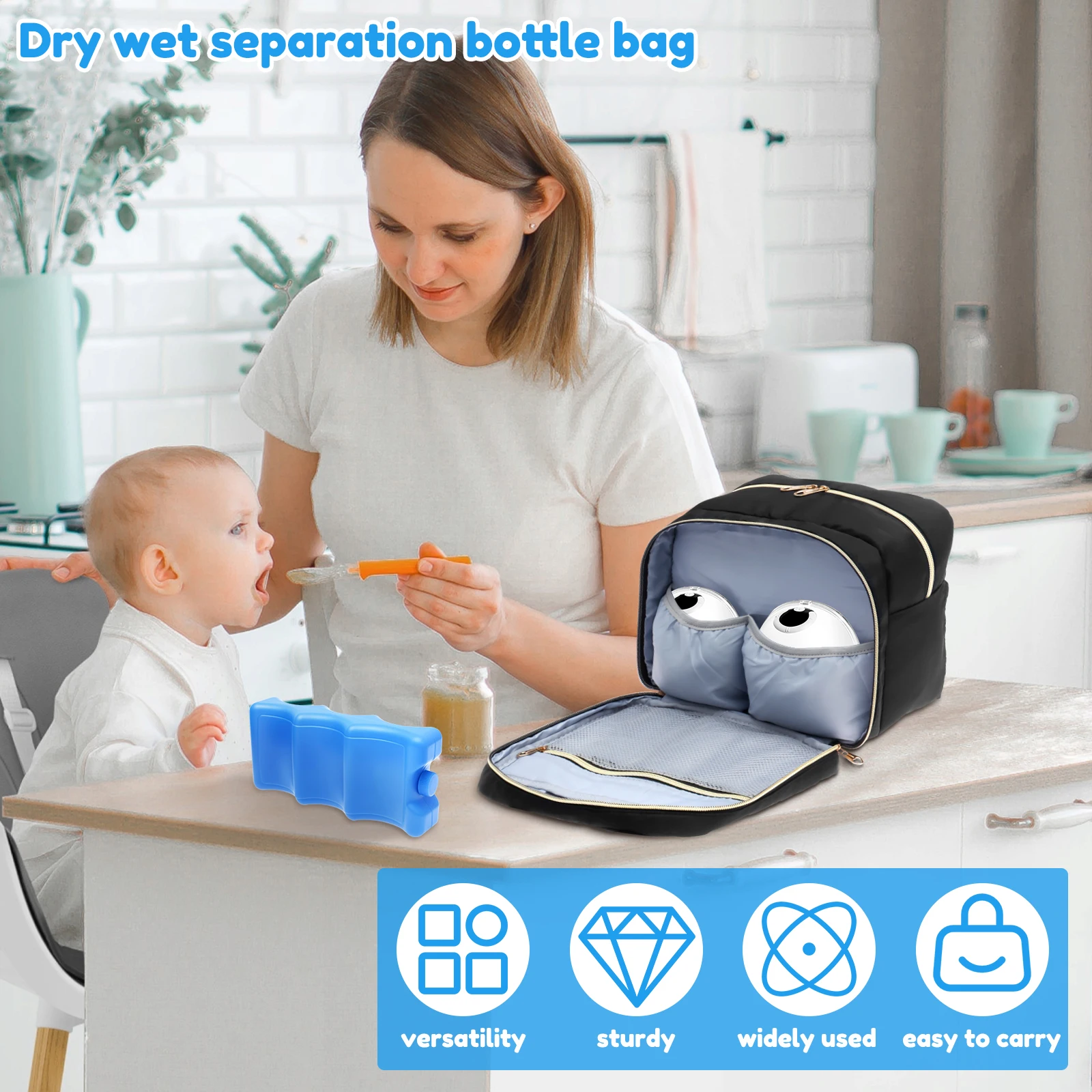Breast Pump Storage Bag with I - Food Storage In Cooler recension och pris