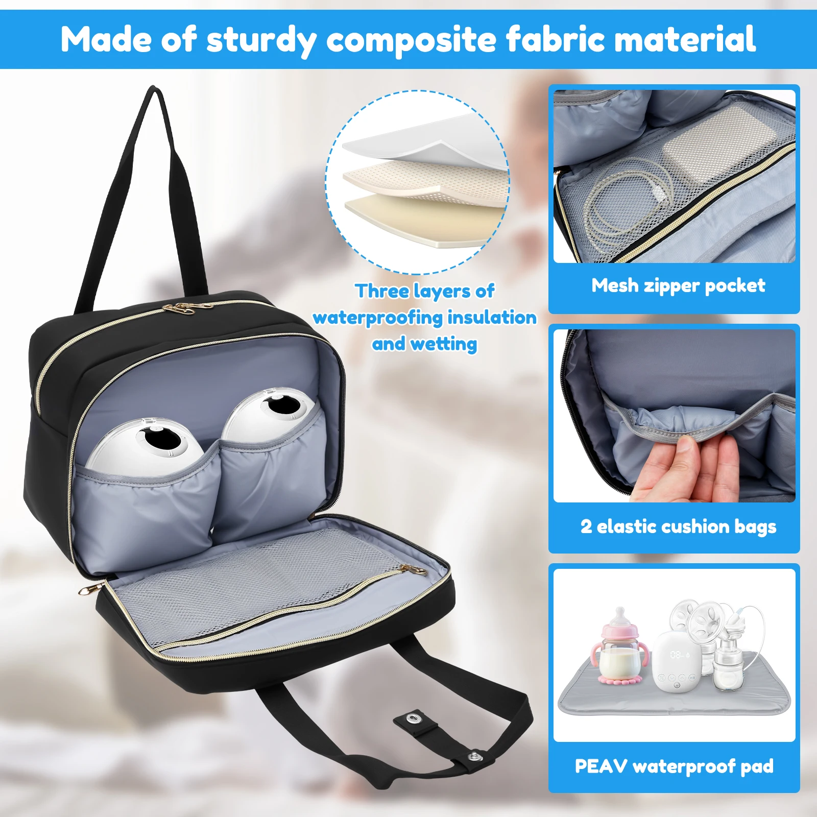 Breast Pump Storage Bag with I - Food Storage In Cooler recension och pris