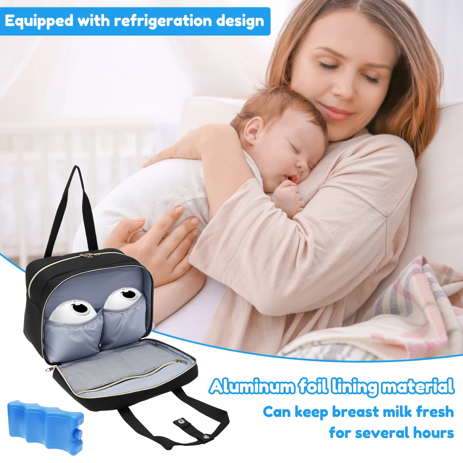 Breast Pump Storage Bag with I - Food Storage In Cooler recension och pris