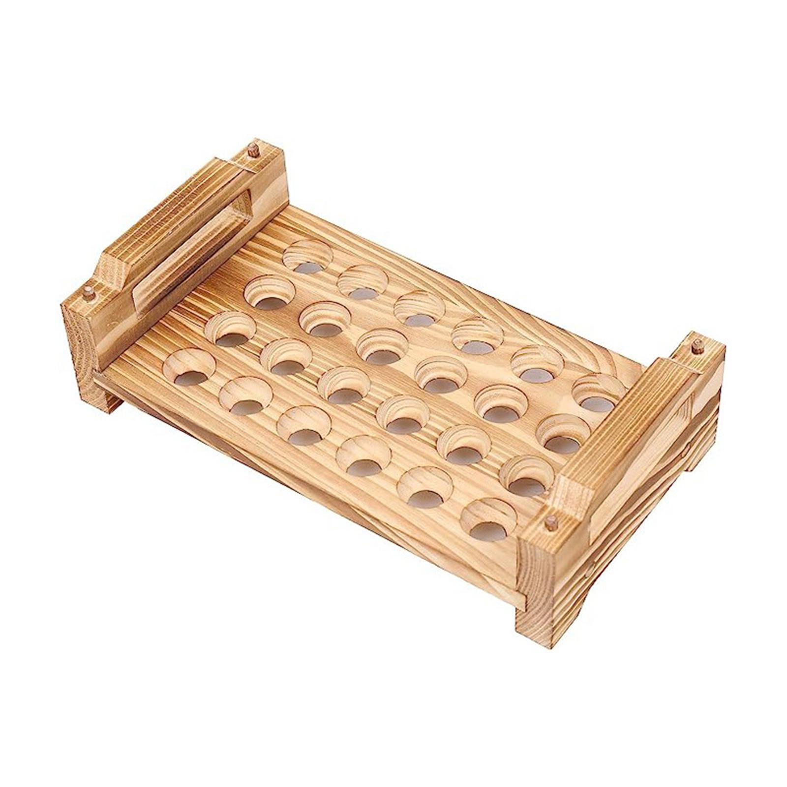 Stackable Wood Egg Holder Rack - Egg Storage Holder recension och pris