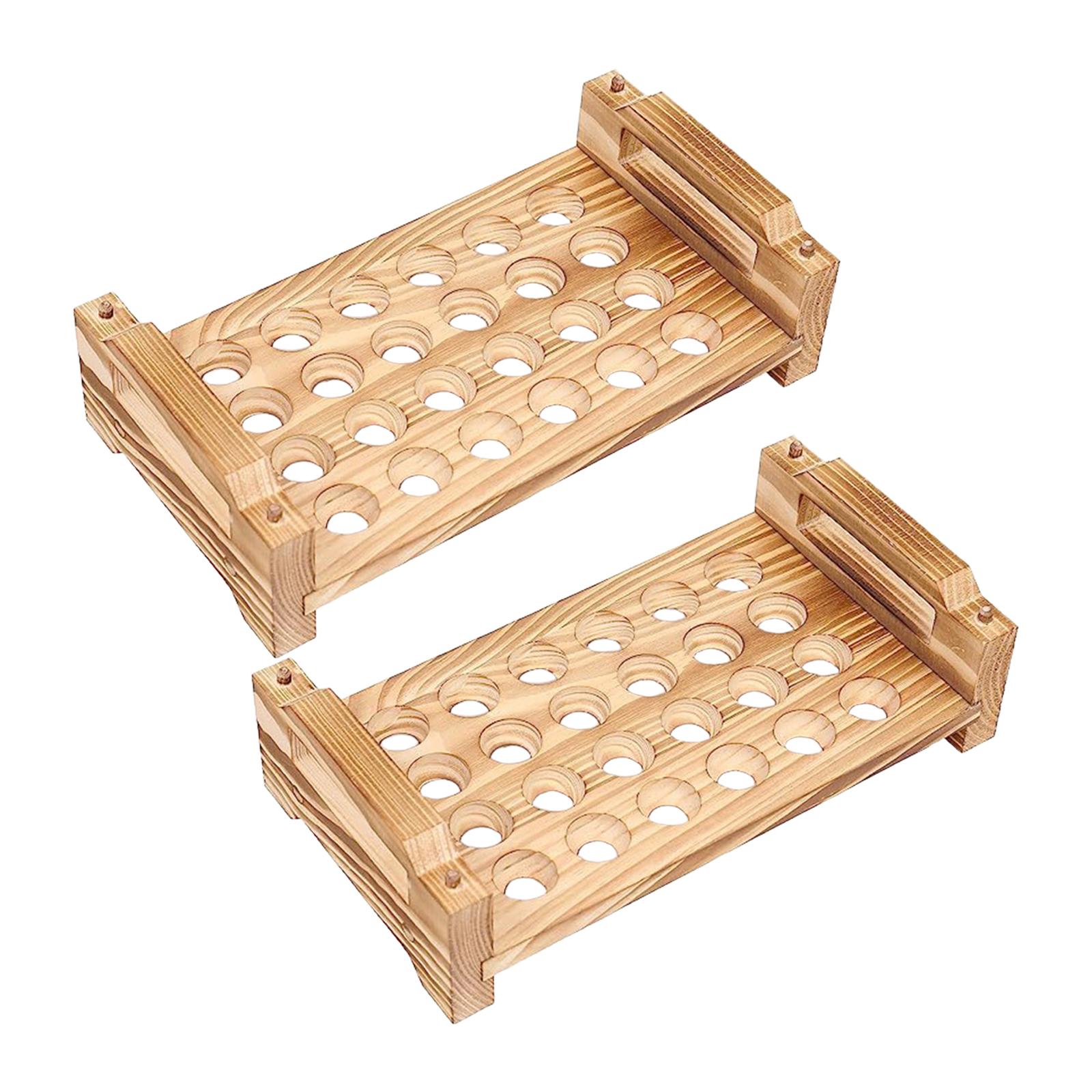 Stackable Wood Egg Holder Rack - Egg Storage Holder recension och pris