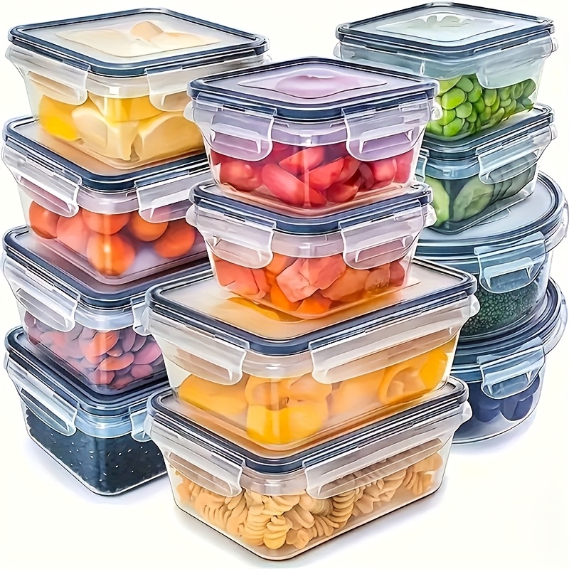 8Pcs Set Includes 4 Containers - Food Storage Cabinet recension och pris