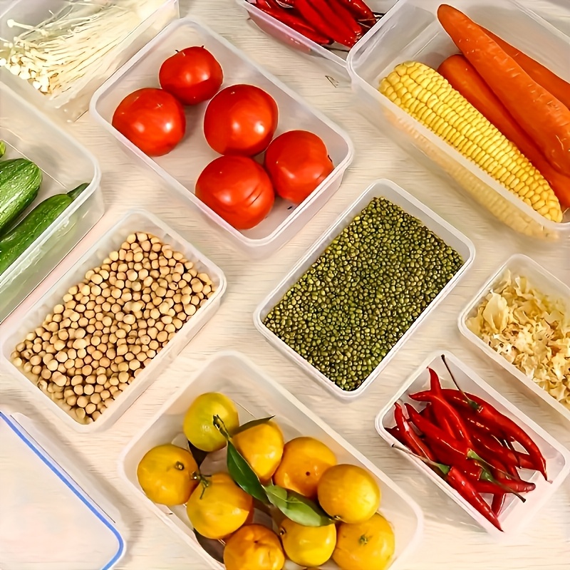 8Pcs Set Includes 4 Containers - Food Storage Cabinet recension och pris