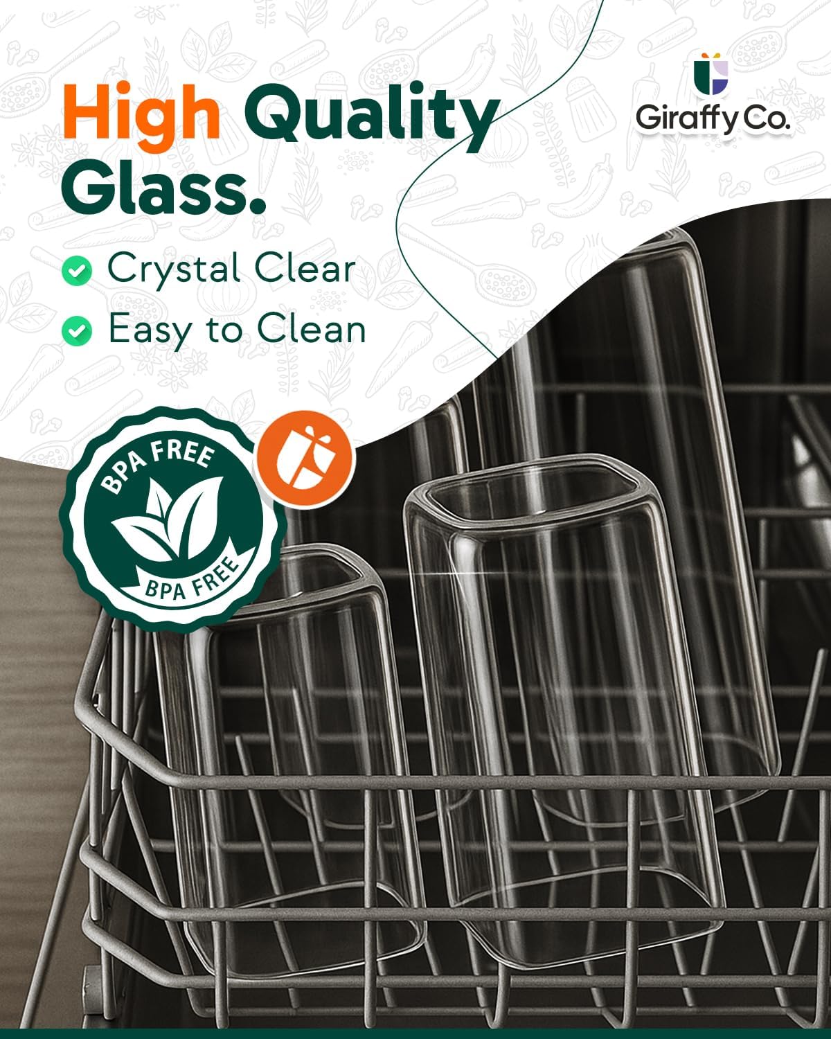 Glass Food Storage Jars with A - Food Storage For Pantry recension och pris