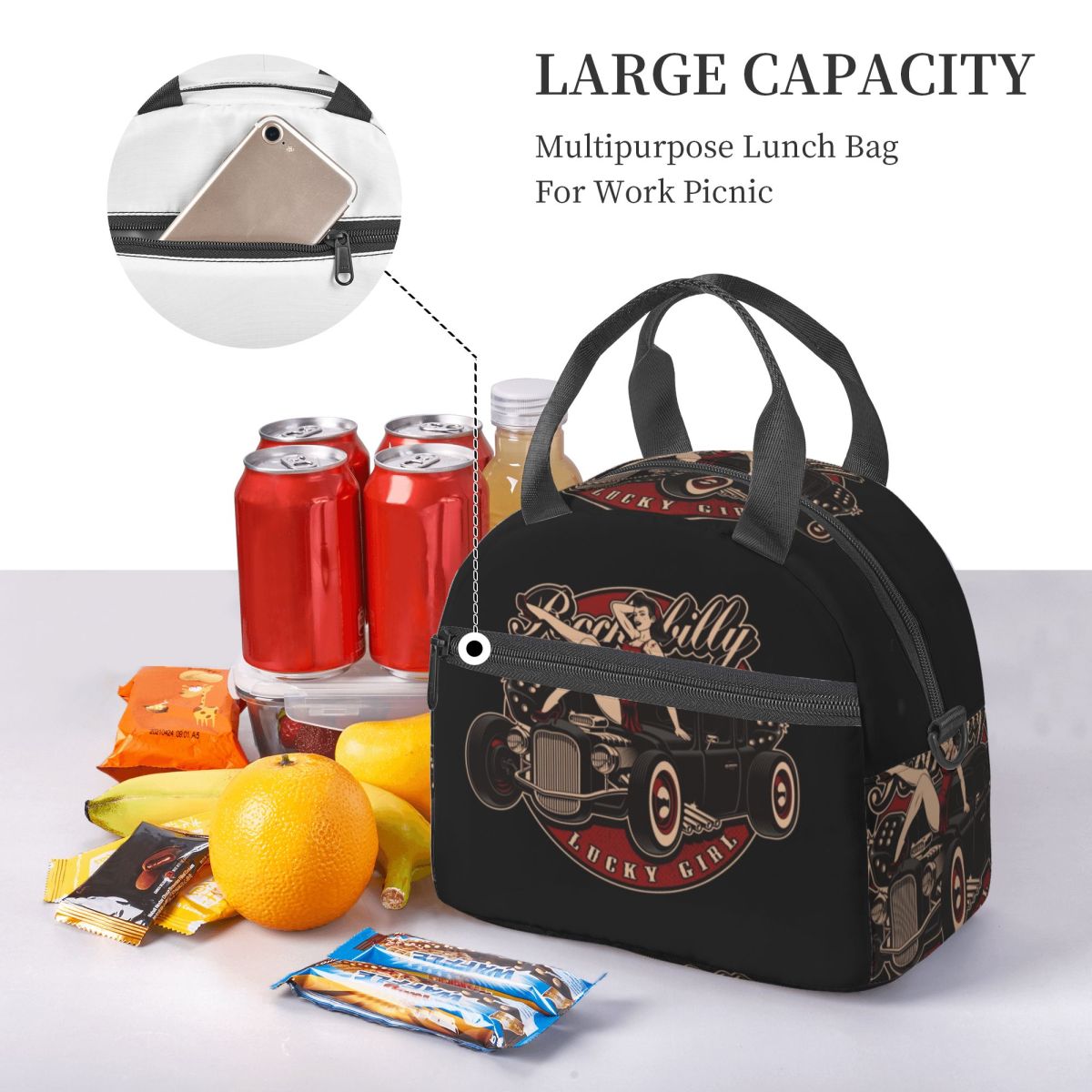 Rockabilly Hot Rod Pin Up Insu - Food Storage Hot Box recension och pris