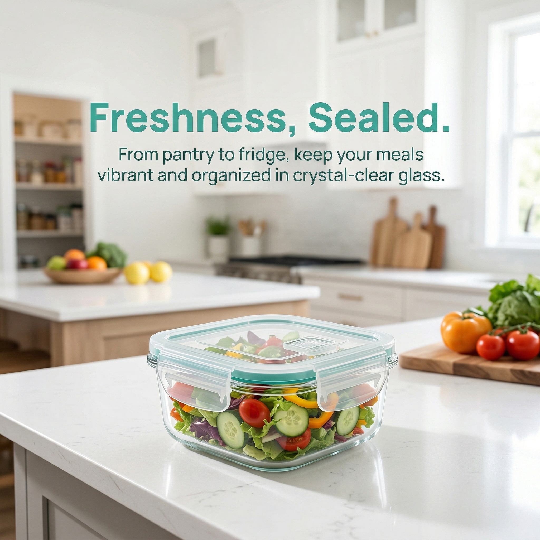 A set of 8 food storage contai - Food Storage And Preservation recension och pris