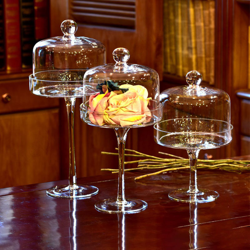 High Legged Transparent Glass  - Food Storage Lidl recension och pris