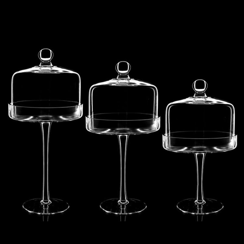High Legged Transparent Glass  - Food Storage Lidl recension och pris