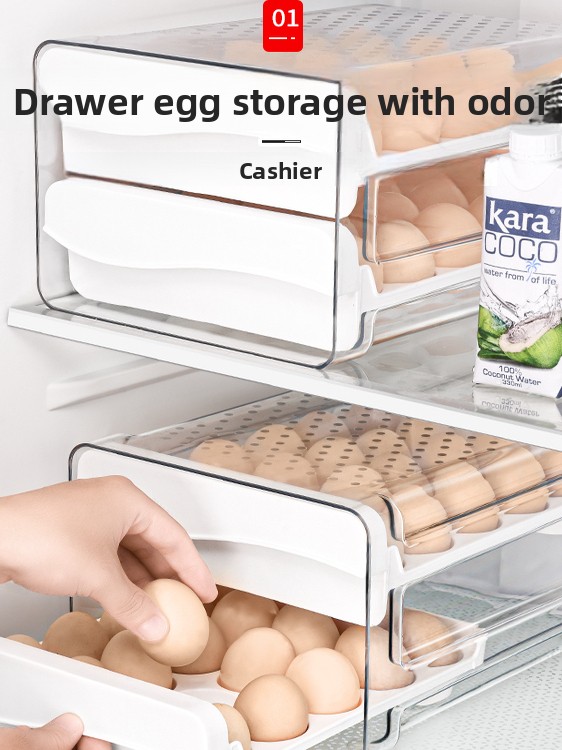 Kitchen Egg Storage Box Refrig - Egg Storage Holder recension och pris