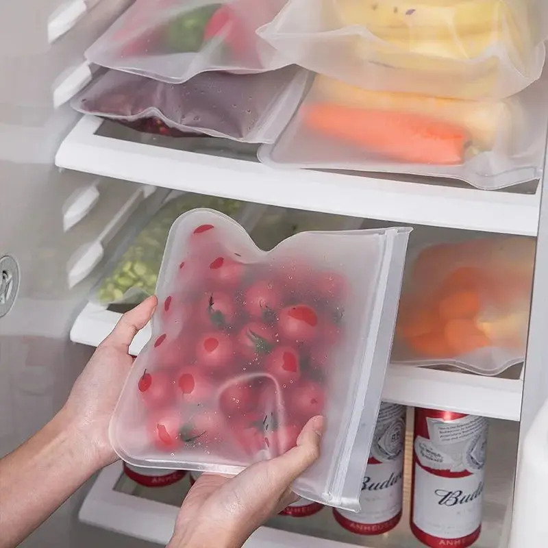 Silicone Food Storage Containe - Food Storage Reusable Bags recension och pris