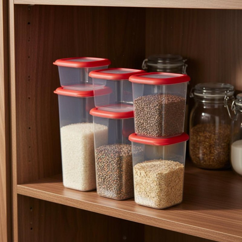 6 Pieces Airtight Food Storage - Food Storage For Pantry recension och pris
