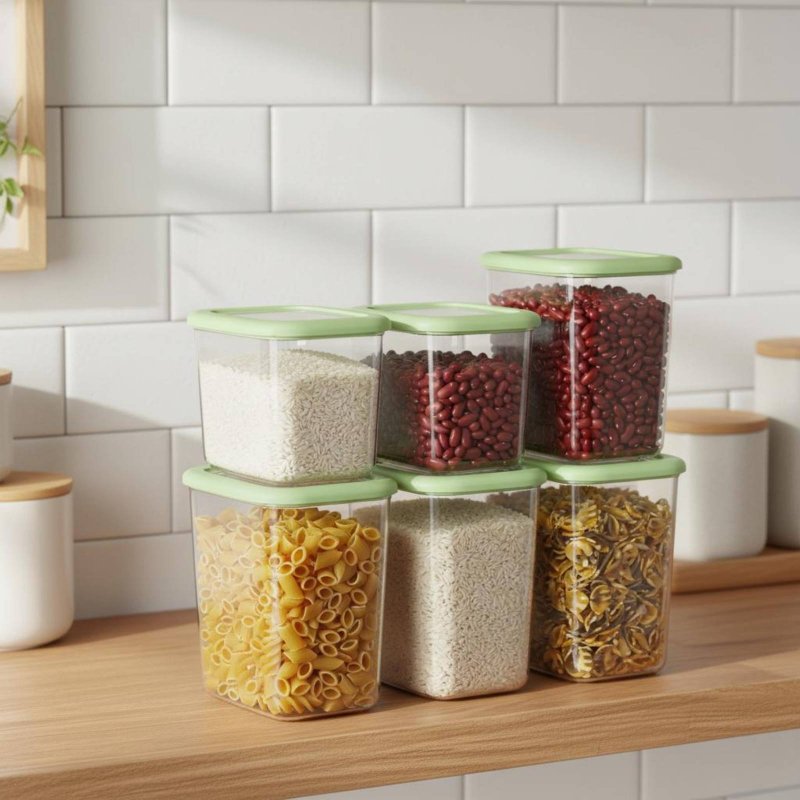 6 Pieces Airtight Food Storage - Food Storage For Pantry recension och pris