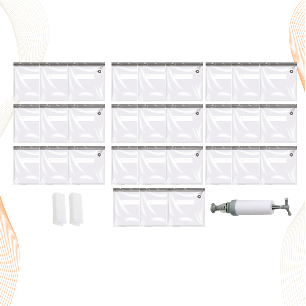 13Pcs Vacuum Compression Bags  - Food Storage For Long Term recension och pris