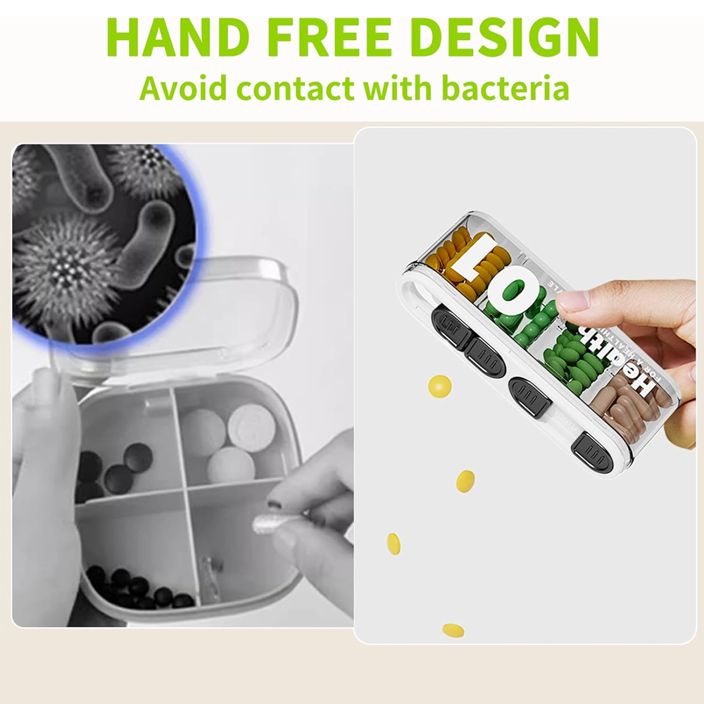 1PCS 4 Compartment Small Pill  - Food Storage Unit recension och pris