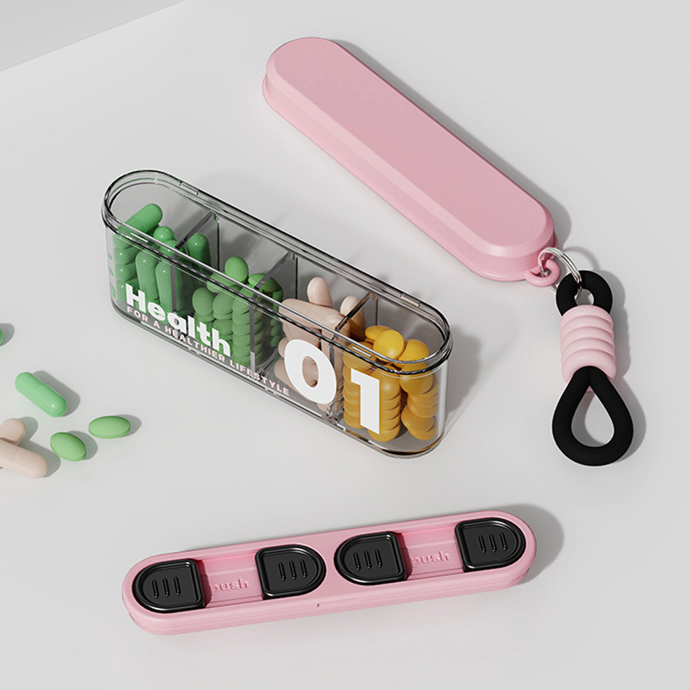 1PCS 4 Compartment Small Pill  - Food Storage Unit recension och pris