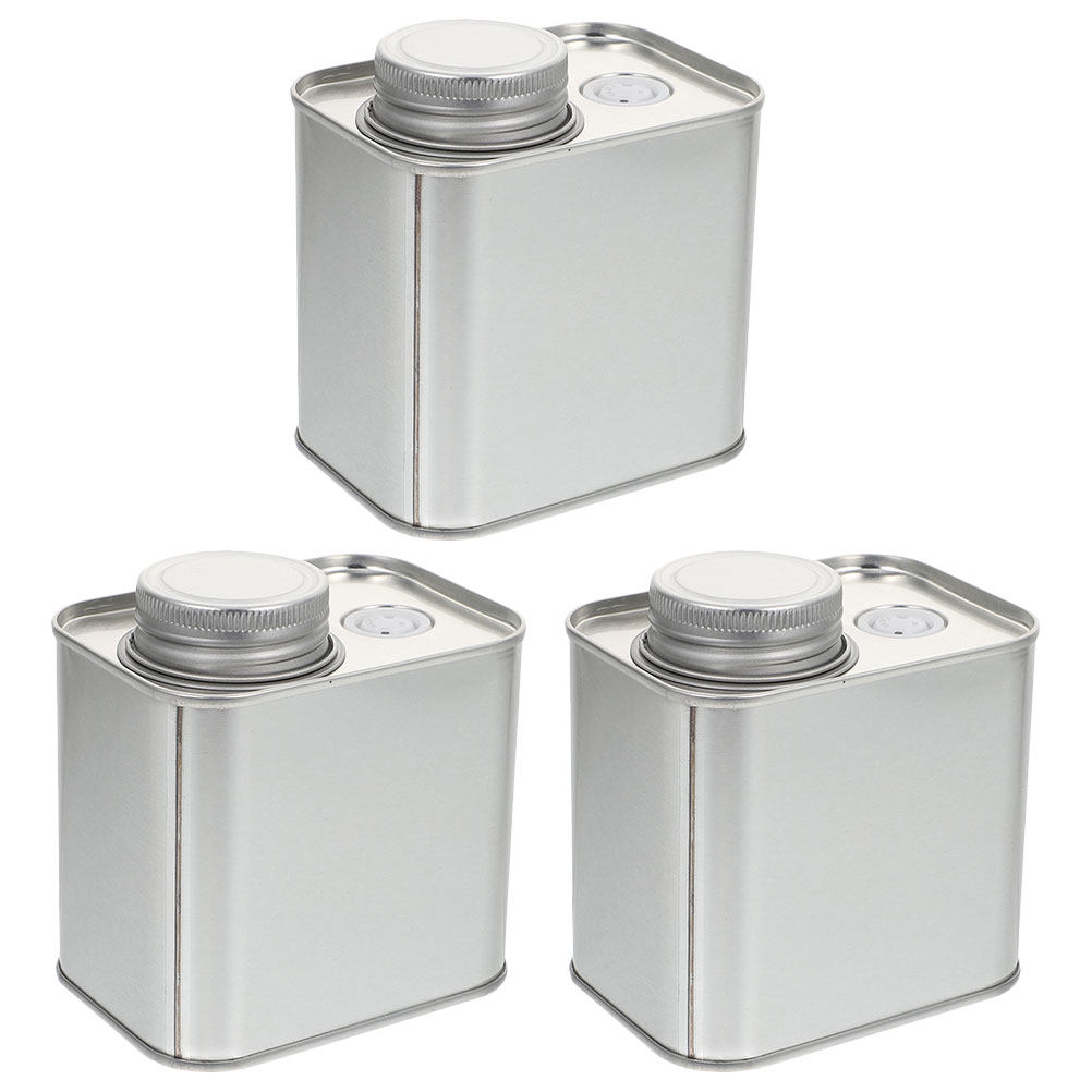 3Pcs Silver Canister Set Coffe - Airtight Cereal Jar recension och pris