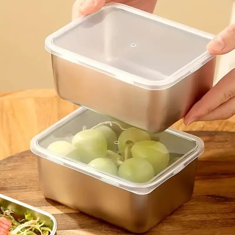 Stainless Steel Food Storage C - Food Storage And Preservation recension och pris
