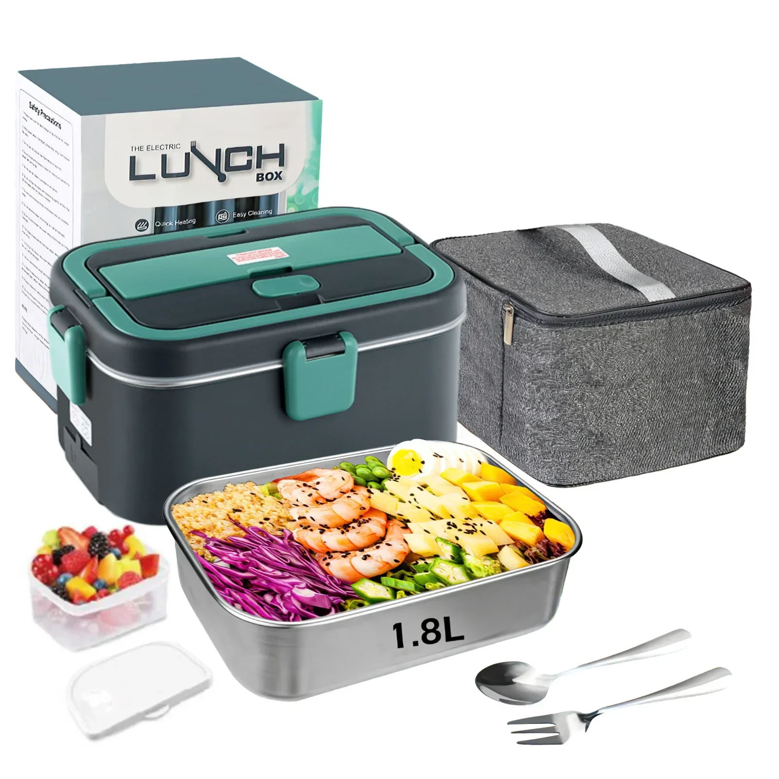 Electric Lunch Box Food Warmer - Food Storage Warmer recension och pris