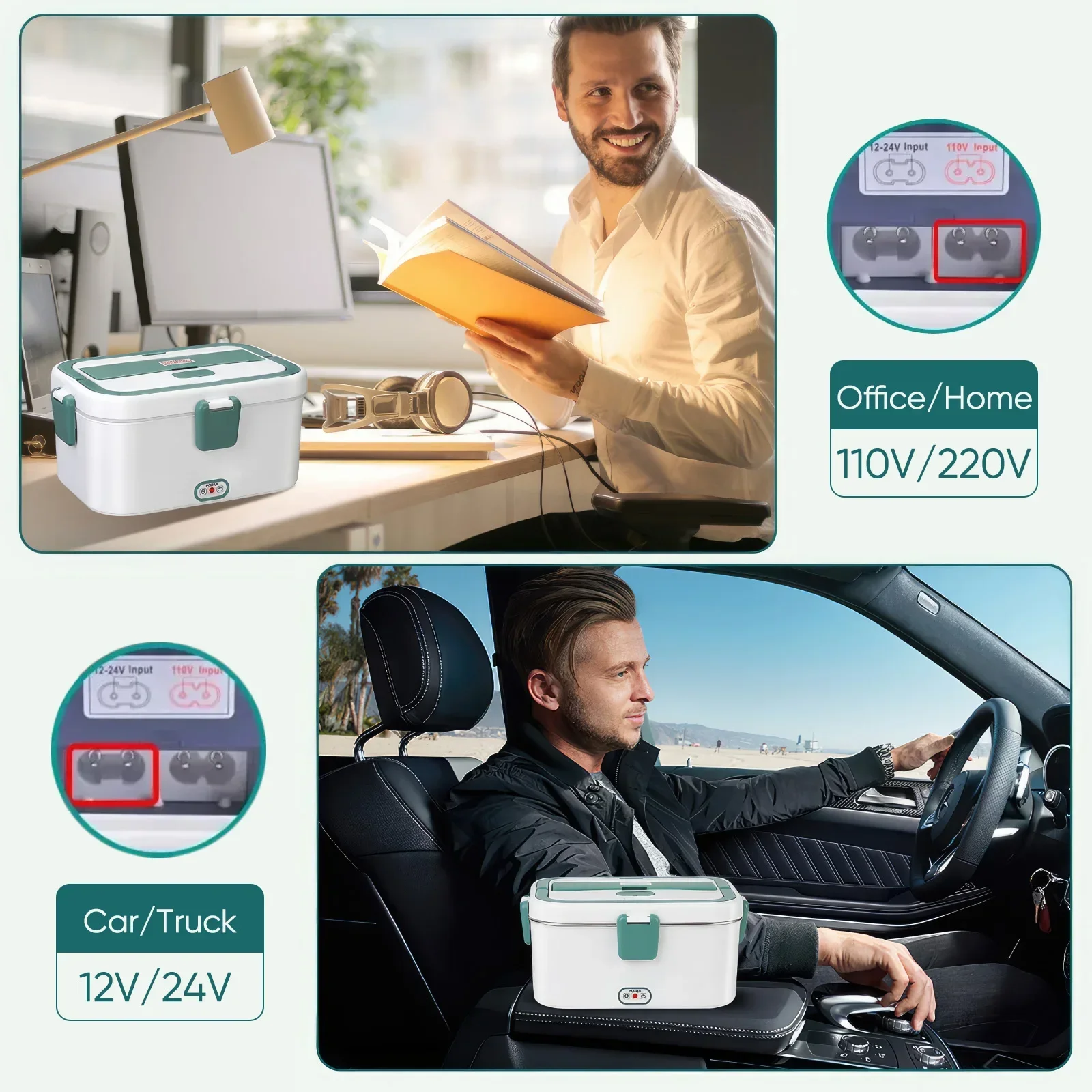 Electric Lunch Box Food Warmer - Food Storage Warmer recension och pris