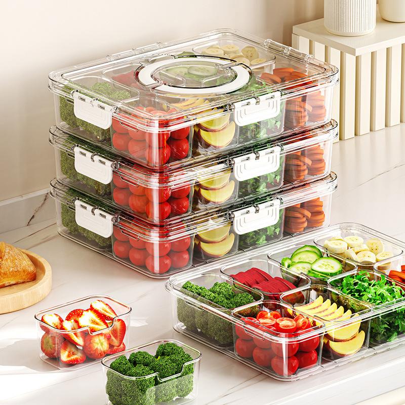 Divided Plate With Lid Food St - Food Storage With Dividers recension och pris