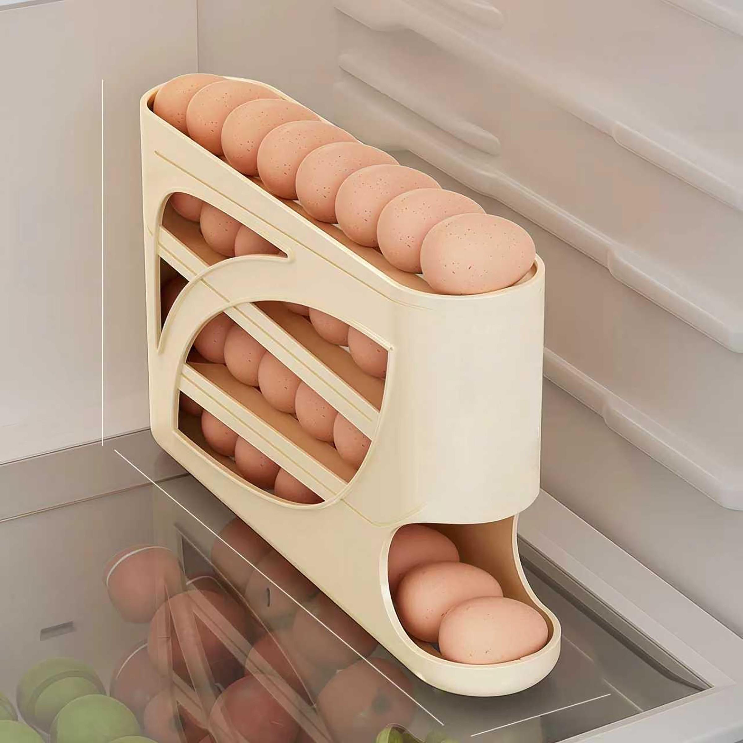 Rolling Egg Dispenser for Refr - Egg Storage Holder recension och pris