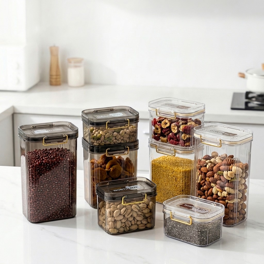 Airtight Food Storage Containe - Airtight Cereal Jar recension och pris
