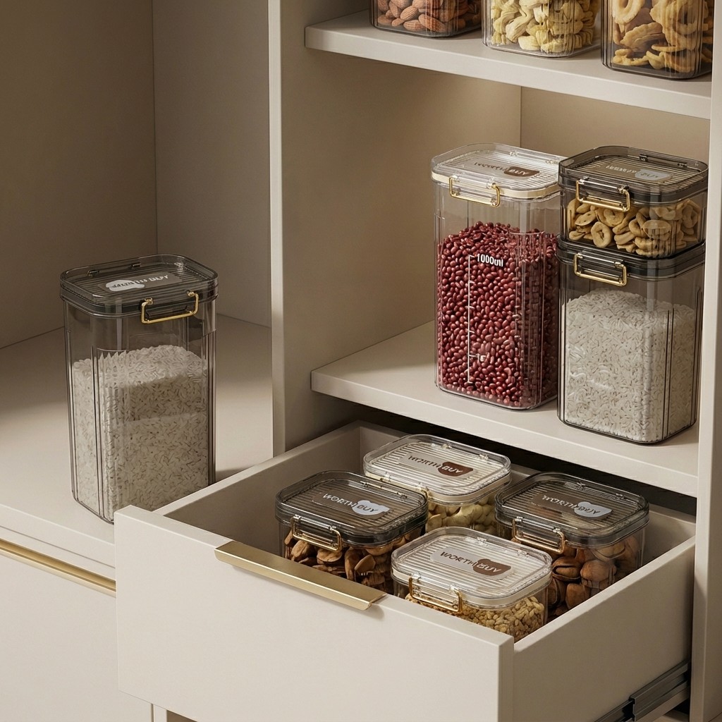 Airtight Food Storage Containe - Airtight Cereal Jar recension och pris