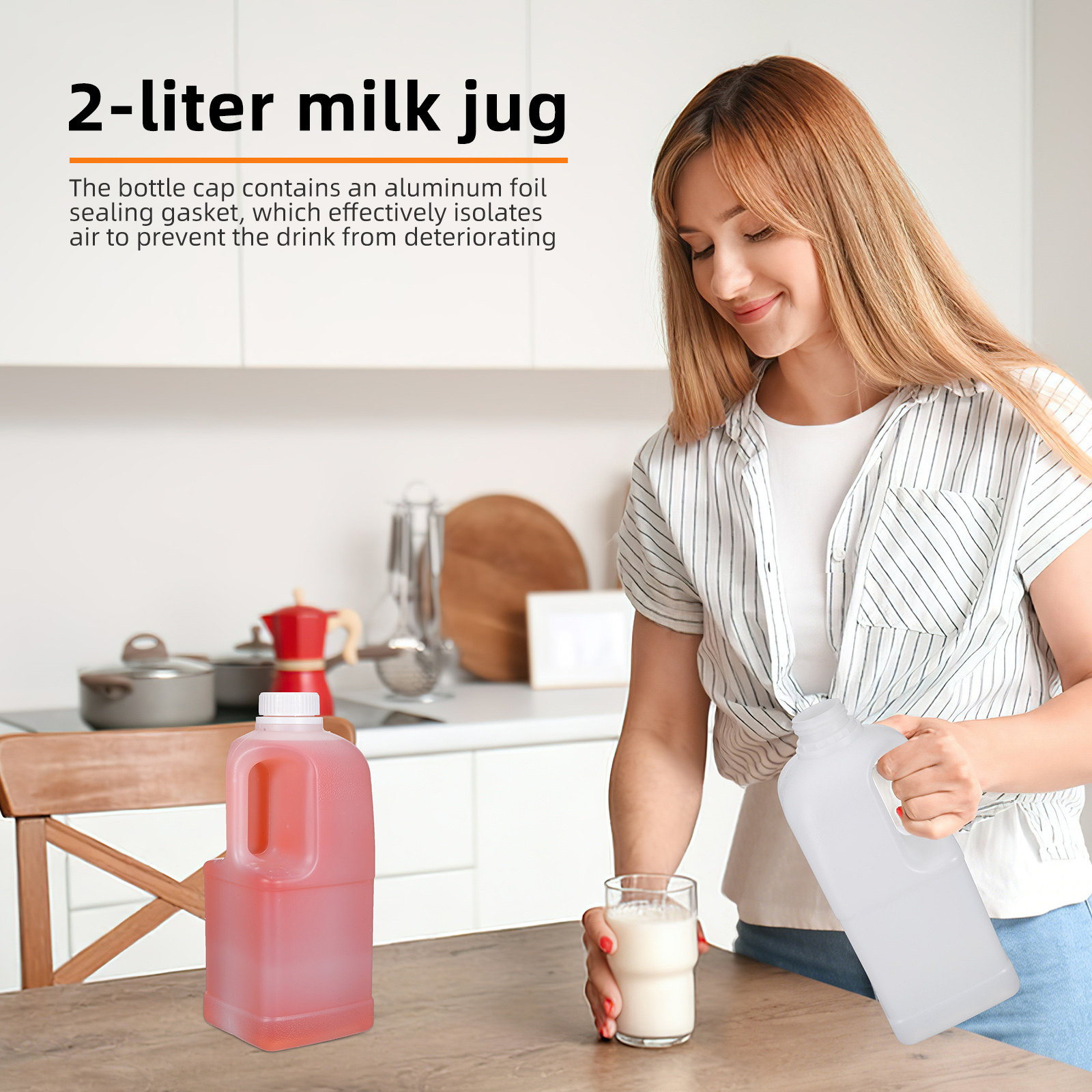 3Pcs Eco-Friendly 2 Gallon Wat - Food Storage Plastic Containers With Lids recension och pris