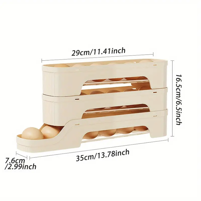 1Pc Detachable Rolling Egg Hol - Egg Storage Holder recension och pris